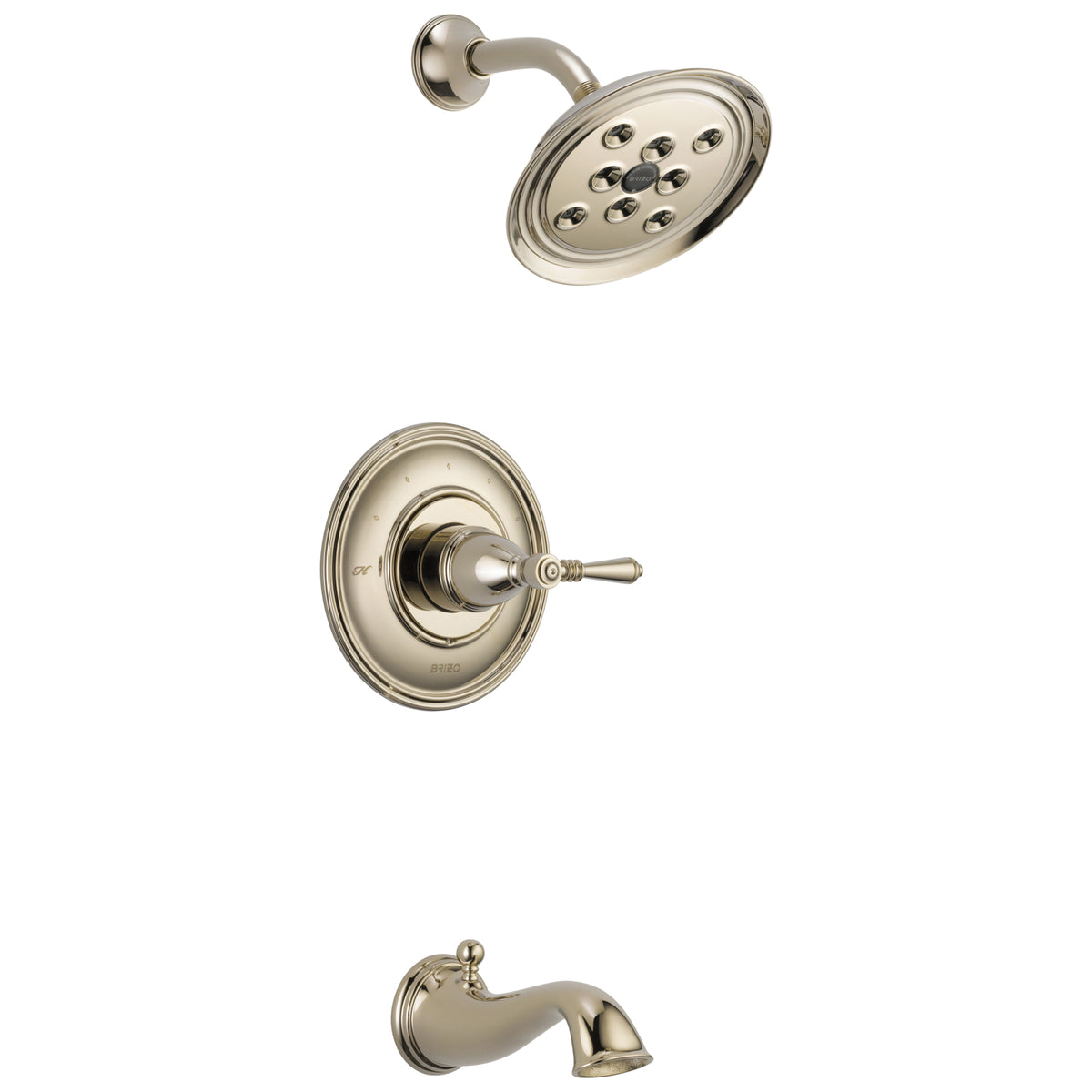 Brizo® Monitor® 14 Traditional Tub and Shower Faucet Trim, 2 gpmhower