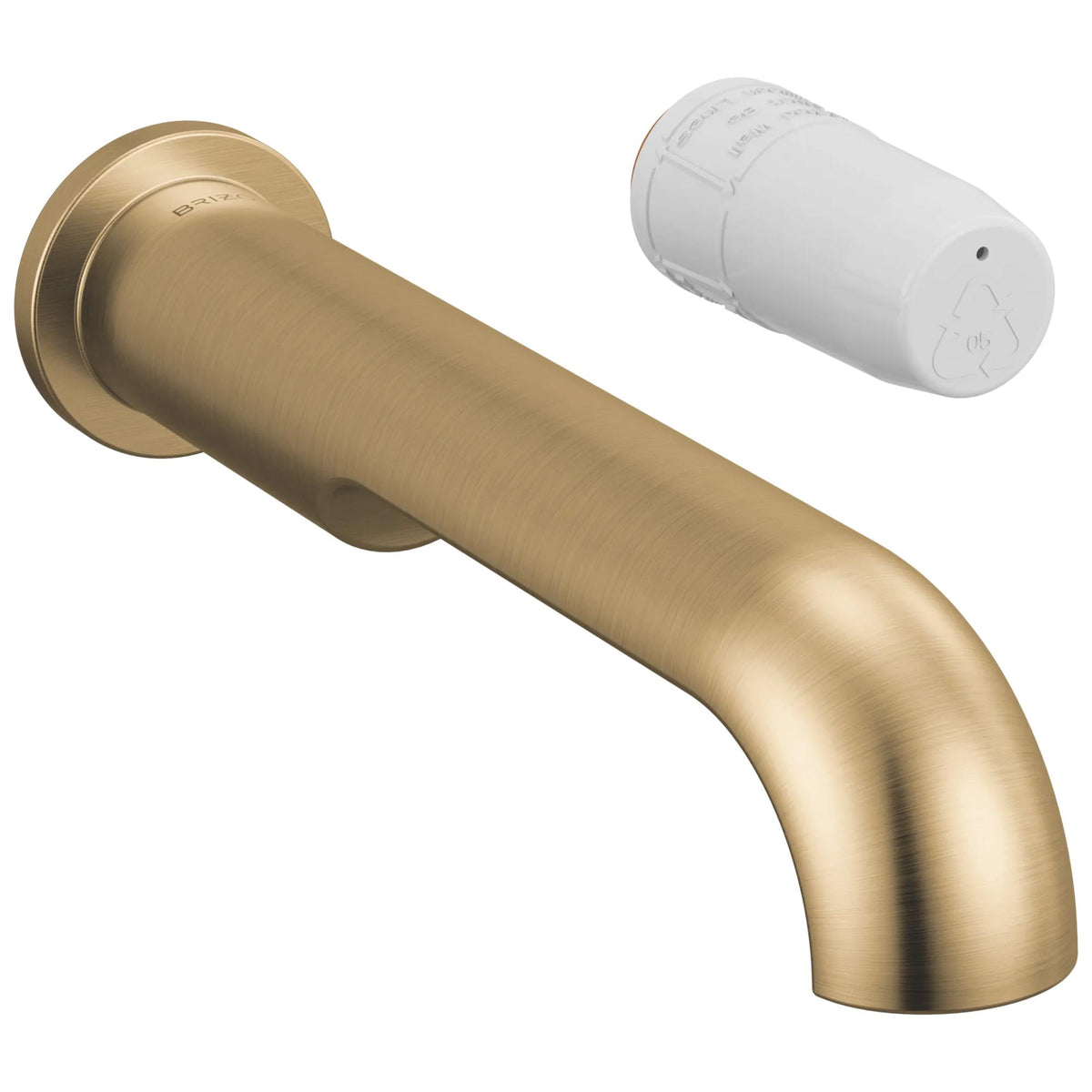 Roccesco - Single Bathroom Faucet - Luxe Gold - Wall Mount