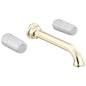 Beauclere - Handle Faucet - Polished Nickel - Wall Mount