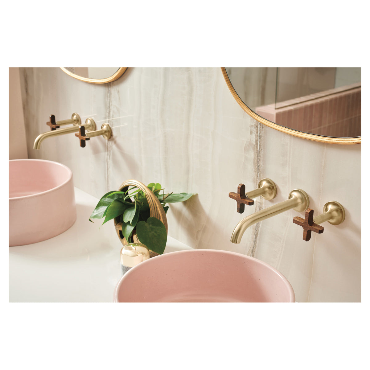 Odin - Bathroom Faucet - Luxe Gold - Wall Mount