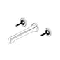 Brizo® T65898LF-PNLHP Lavatory Faucet, Levoir™, 1.5 gpm Flow Rate, 7-7/8 in Center, Polished Nickel, 2 Handles, Function: Traditional