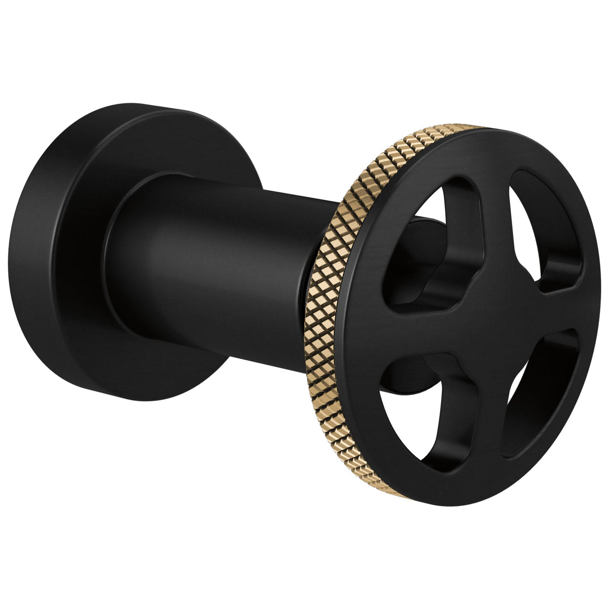 Brizo® T66635-BLGL 6-Setting Volume Control Trim, 1.5 gpm Valve, 1.5 gpm Shower, Matte Black/Luxe Gold