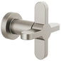 Odin - Volume Control Trim with Cross Handle - Wall Mount