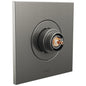 Frank Lloyd Wright 69 Series Custom Valve Trim, Luxe Steel
