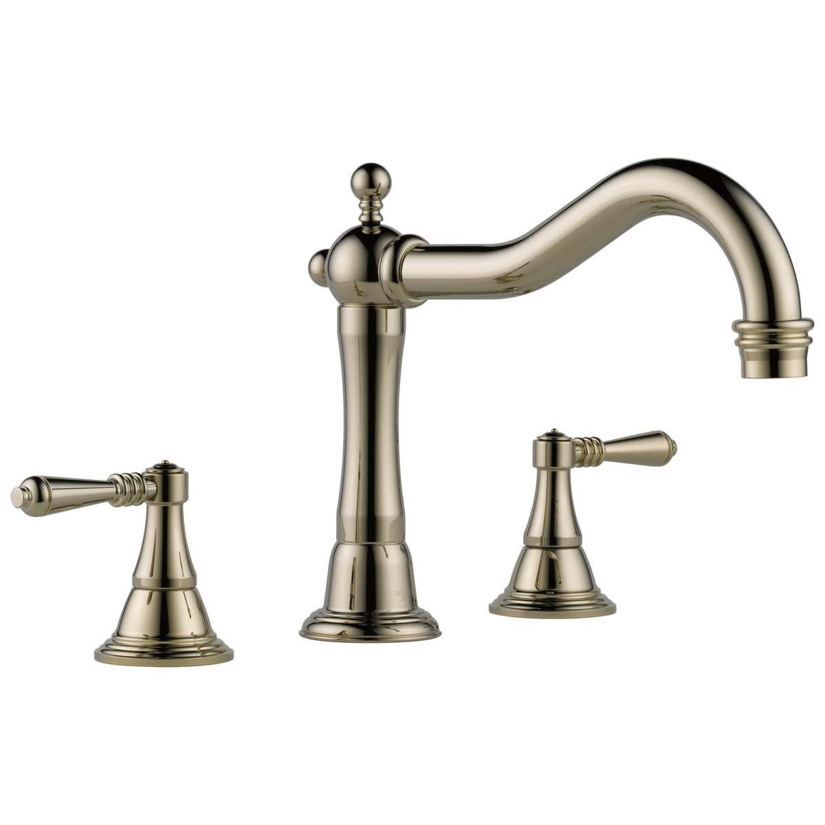 Brizo® T67336 Roman Tub Trim, Brizo® Roman Tub Trim, Tresa®, 2 gpm Flow Rate, 9 to 16 in Center, 2 Handles, Function: Traditional, Domestic