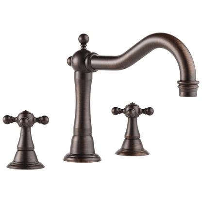 Brizo® Roman Tub Trim, Tresa®, 9 to 16 in Center, 2 Handles, Function: Traditional, Domestic