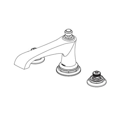 Rook - Roman Tub Faucet - 4-1/2" - Deck Mount