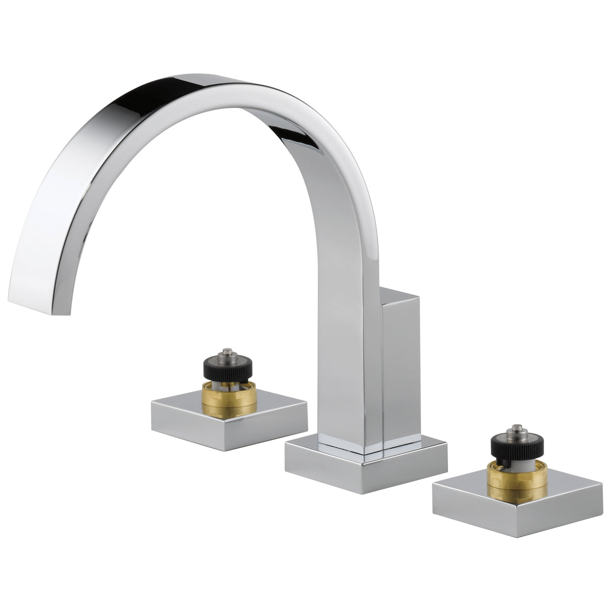Brizo® Roman Tub Trim, Siderna®, Commercial, 18 gpm Flow Rate, 10 to 16 in Center, 2 Handles, Function: Traditional, Import