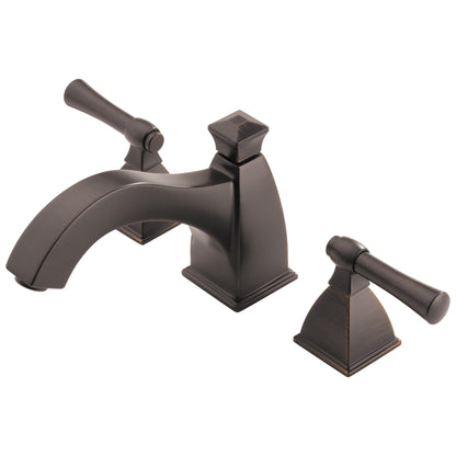 Brizo® Roman Tub Trim, Vesi®, 18.5 gpm Flow Rate, 10 to 16 in Center, 2 Handles, Function: Traditional, Domestic
