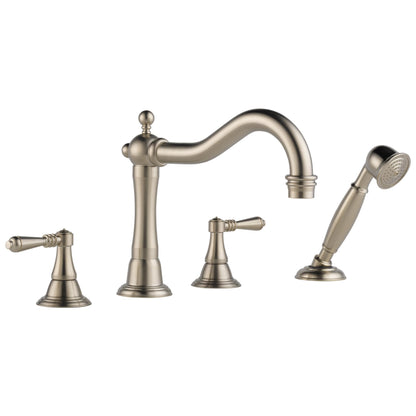 Brizo® Roman Tub Trim, Tresa®, Residential, 2 gpm Flow Rate, 9 to 16 in Center, 2 Handles, Function: Traditional, Domestic