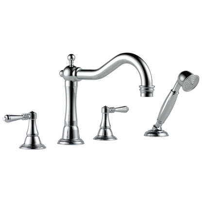 Brizo® Roman Tub Trim, Tresa®, Residential, 2 gpm Flow Rate, 9 to 16 in Center, 2 Handles, Function: Traditional, Domestic