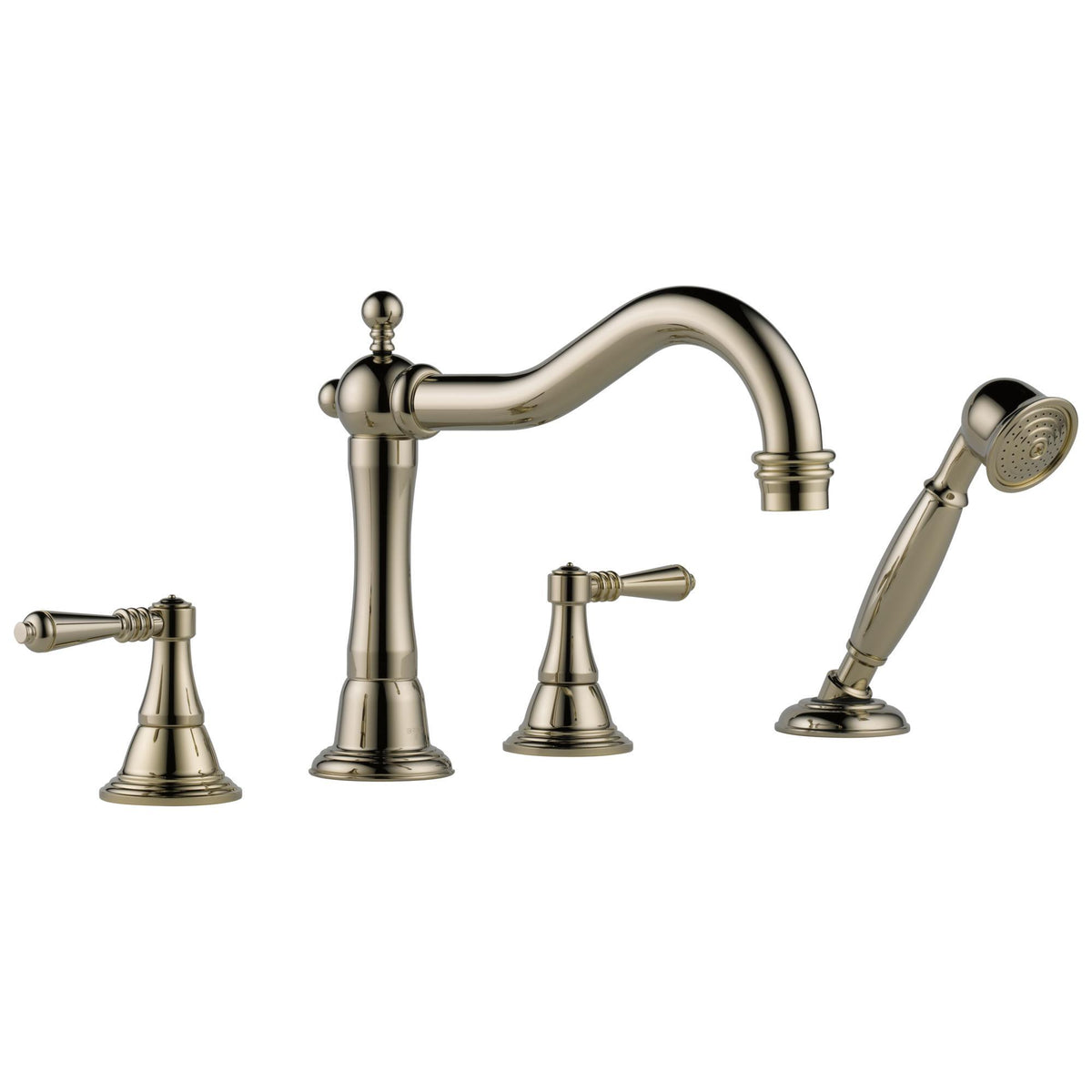 Brizo® Roman Tub Trim, Tresa®, Residential, 2 gpm Flow Rate, 9 to 16 in Center, 2 Handles, Function: Traditional, Domestic