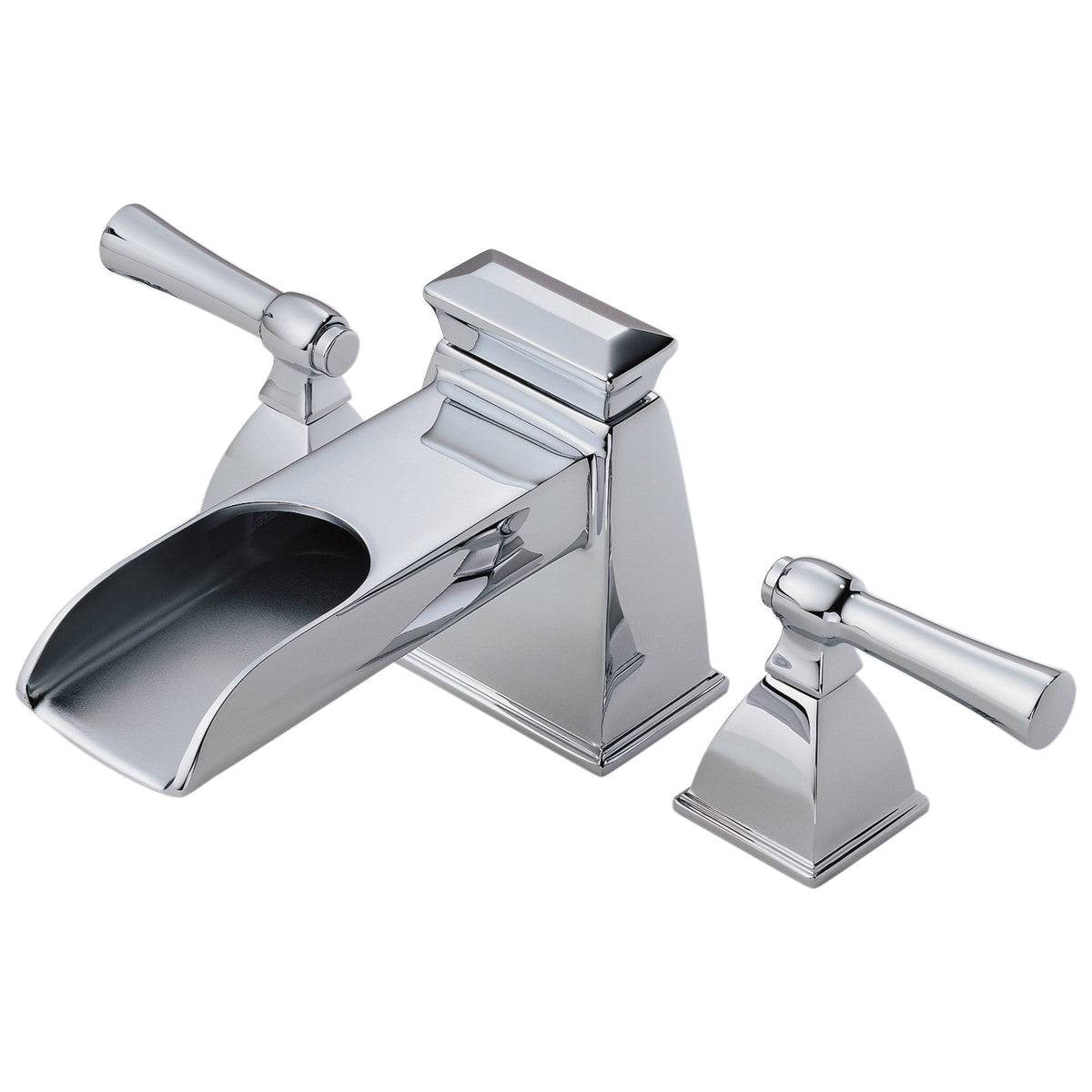 Brizo® Roman Tub Trim, Vesi®, 18.5 gpm Flow Rate, 13 to 16 in Center, 2 Handles, Function: Traditional, Domestic