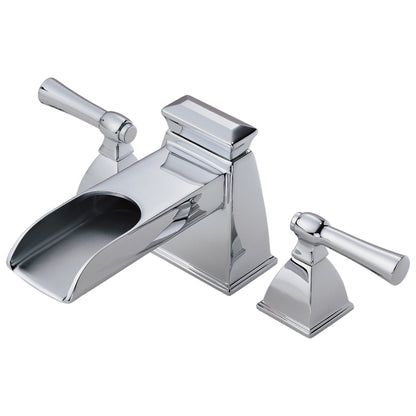 Brizo® Roman Tub Trim, Vesi®, 18.5 gpm Flow Rate, 13 to 16 in Center, 2 Handles, Function: Traditional, Domestic