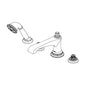 Brizo® T67460-GLLHP Roman Tub Faucet With Diverter, Rook®, 10 to 16 in Center, Luxe Gold, 2 Handles, Function: Traditional