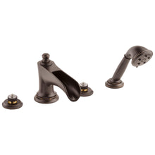 Rook - Roman Tub Faucet - Venetian Bronze - Deck Mount