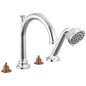 Beauclere - Trim Roman Tub Faucet - Chrome - Concealed