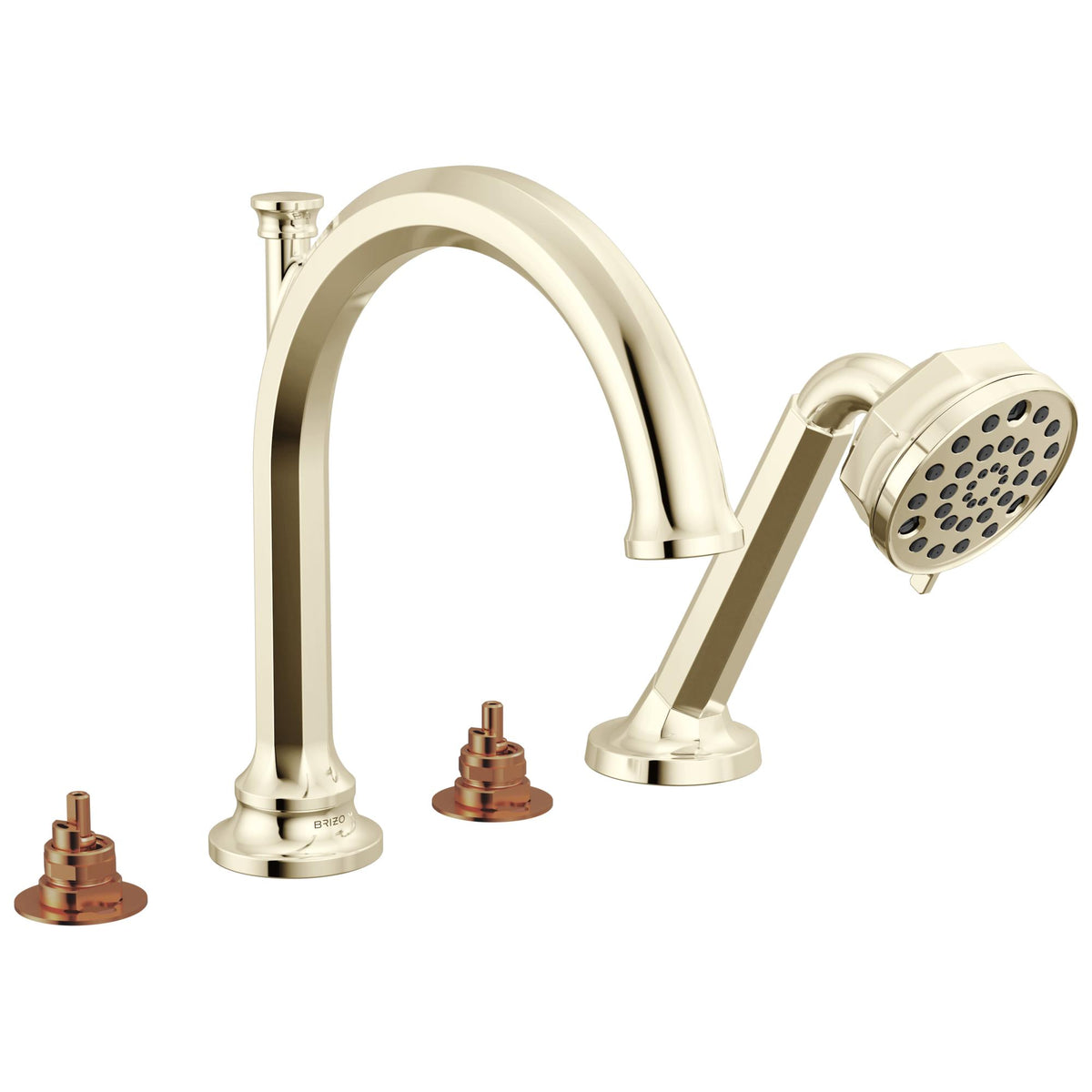 Beauclere - Trim Roman Tub Faucet - Polished Nickel - Brass