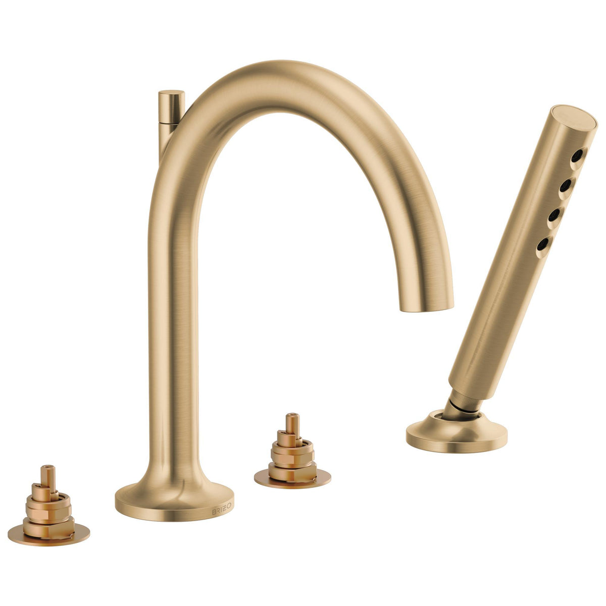 Odin - Roman Tub Faucet - Luxe Gold - Deck Mount