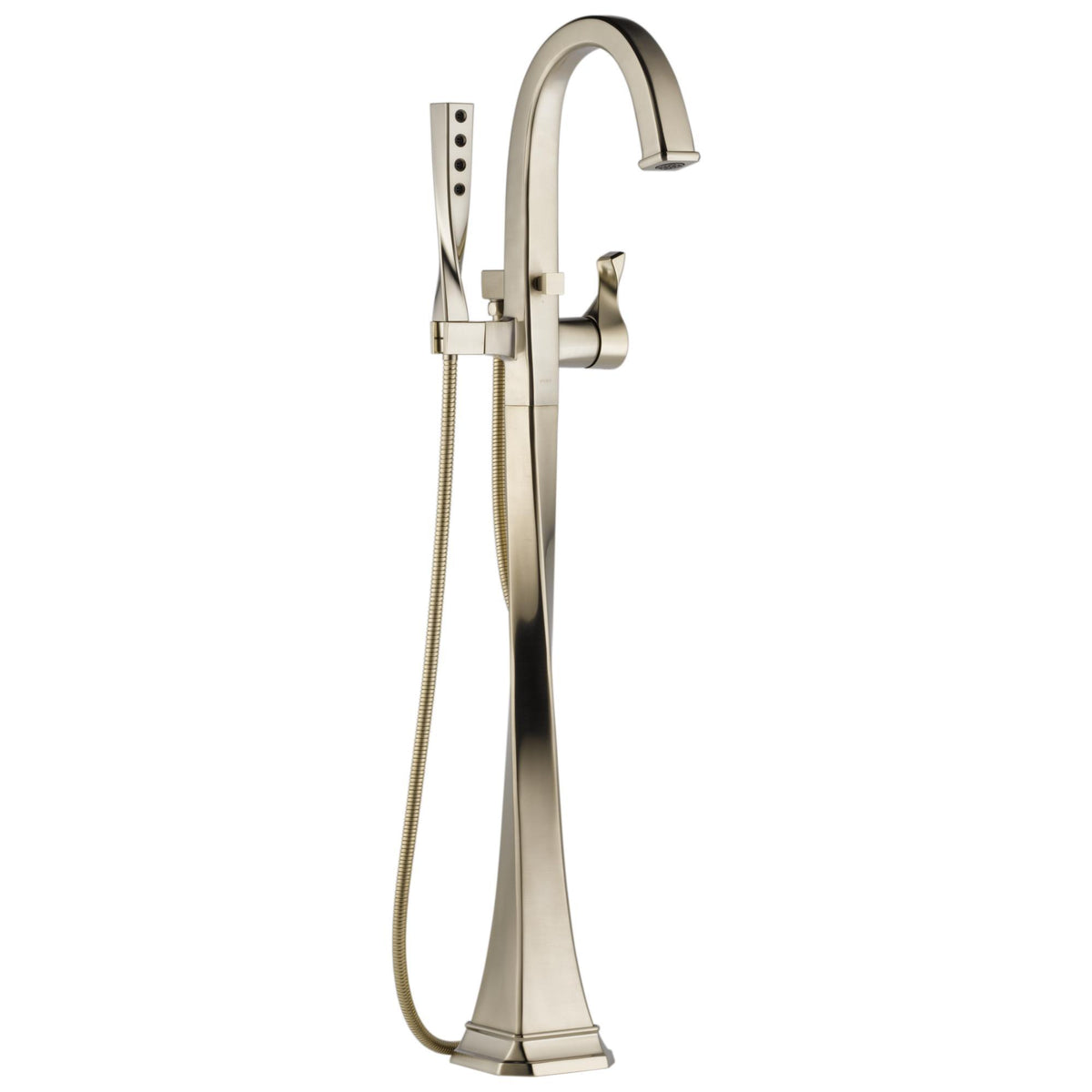 Brizo® Free Standing Tub Filler Trim, Virage®, 2 gpm Flow Rate, 1 Handles, Domestic