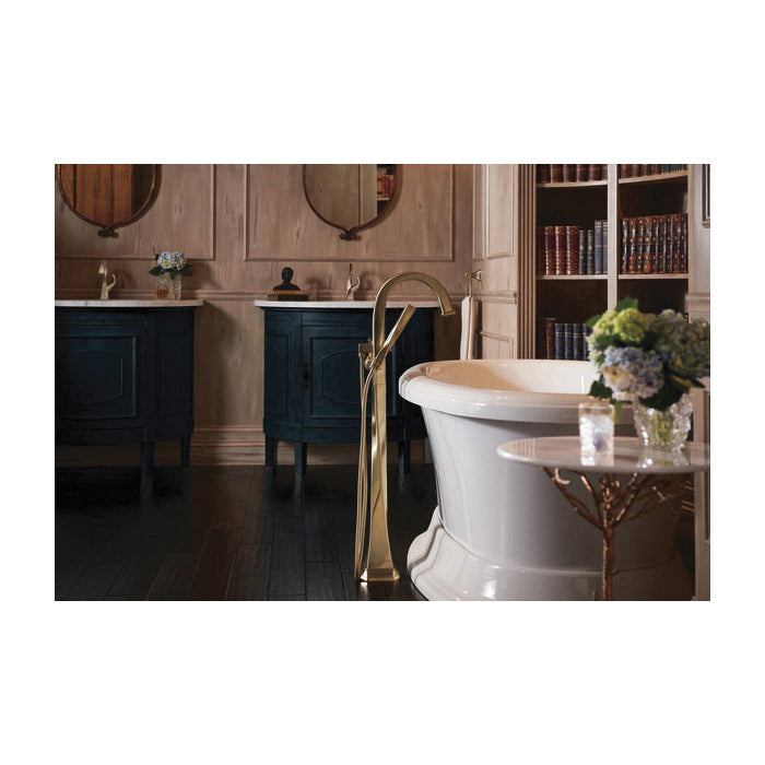 Brizo® Free Standing Tub Filler Trim, Virage®, 2 gpm Flow Rate, 1 Handles, Domestic