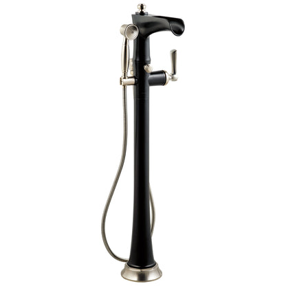 Brizo® Free Standing Tub Filler Trim, Rook™, 2 gpm Flow Rate, 1 Handles, Domestic