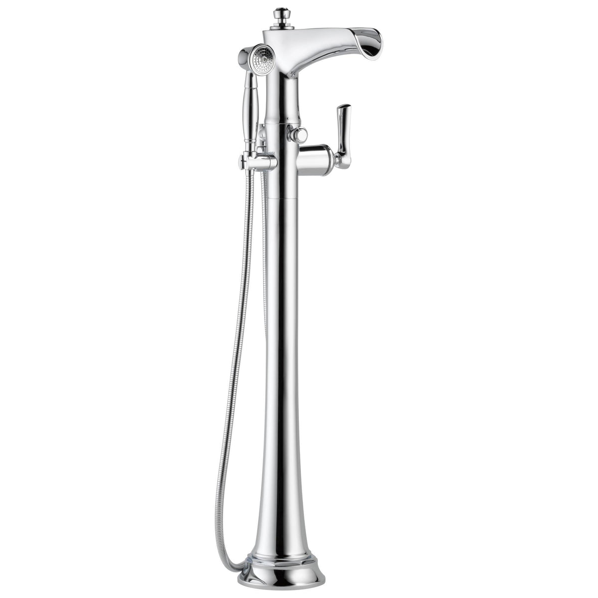 Brizo® Free Standing Tub Filler Trim, Rook™, 2 gpm Flow Rate, 1 Handles, Domestic