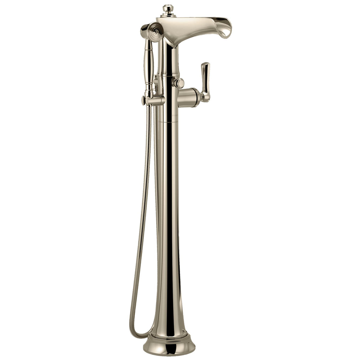 Brizo® Free Standing Tub Filler Trim, Rook™, 2 gpm Flow Rate, 1 Handles, Domestic