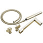 Brizo® T703100-PN Frank Lloyd Wright Two Handle Trim Kit, 10.56 in L 12.25 in W 8.69 in H, Brass, Polished Nickel