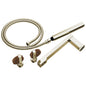Brizo® T703100-PNTK Frank Lloyd Wright Two Handle Trim Kit, 10.56 in L 12.25 in W 8.69 in H, Brass, Polished Nickel / Wood