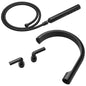 Brizo® T703111-BL Roccesco™ Tub Filler Trim Kit, Wall Mount, Brass, Matte Black, Import