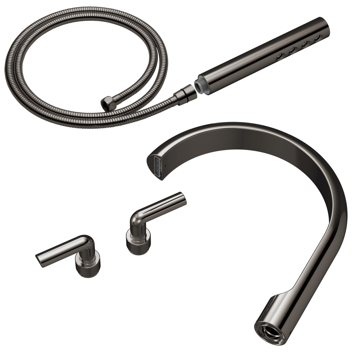 Roccesco - Tub Filler Trim Kit - Brass