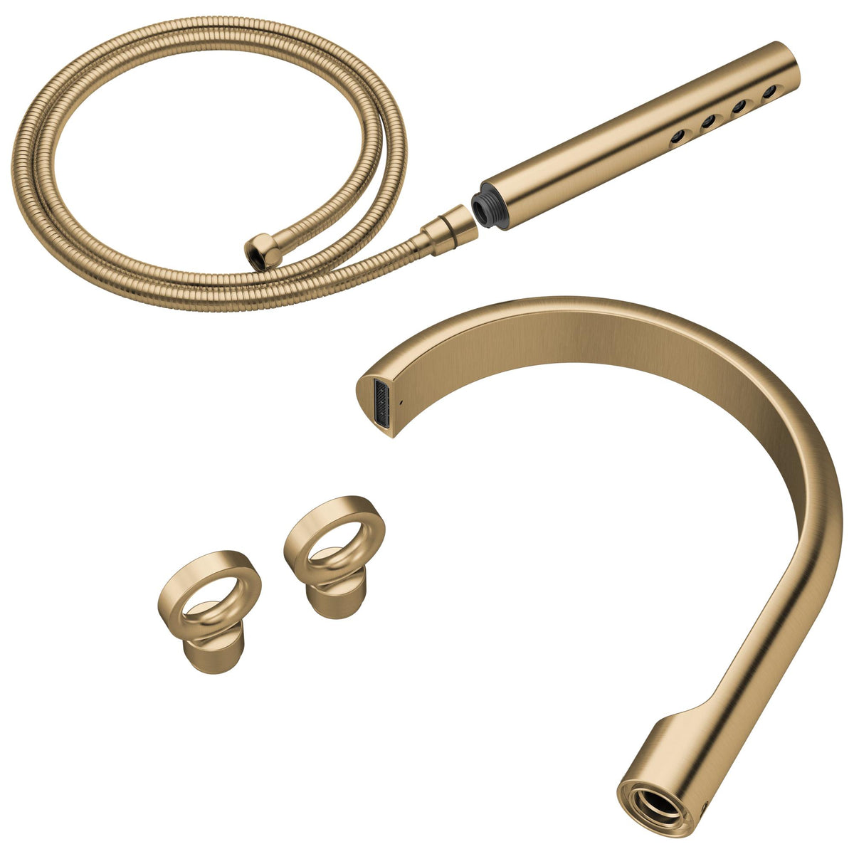 Roccesco - 2-Handle Tub Filler Trim Kit - Luxe Gold - Brass