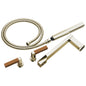 Frank Lloyd Wright - Tub Filler Trim Kit - Solid Brass