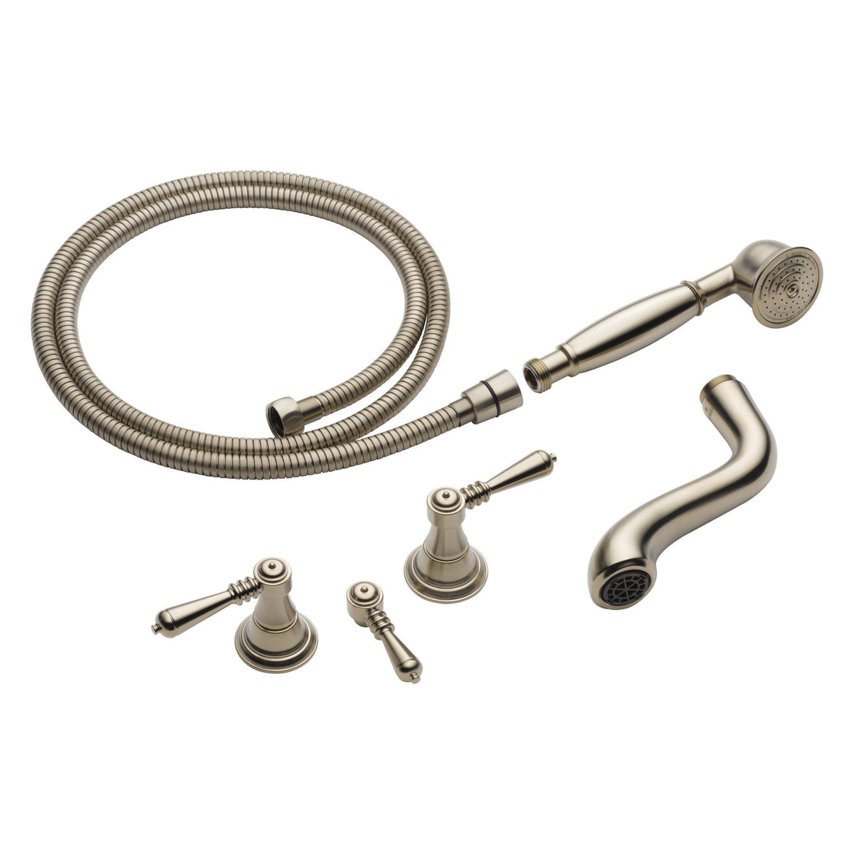 Brizo® Free Standing Tub Filler Trim, Tresa®, 2 gpm Flow Rate, 8 in Center, 2 Handles, Domestic