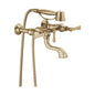 Brizo® T70360-GL Tub Filler Trim Kit, Rook®, 2 gpm Flow Rate, Luxe Gold, 2 Handles