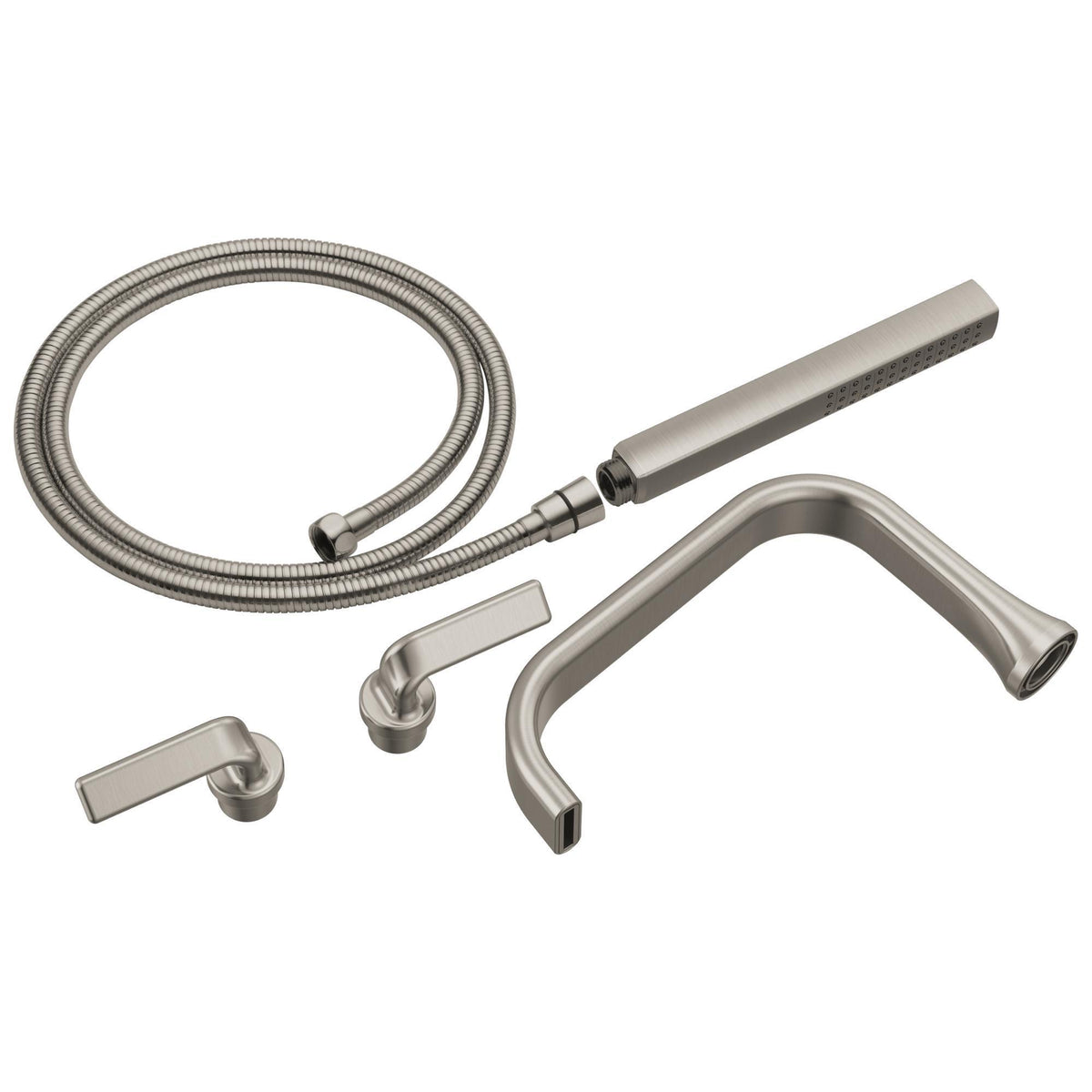 Tub Filler Trim - Luxe Nickel - 1.75 GPM