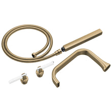 Tub Filler Trim - Luxe Gold/Clear Acrylic