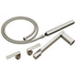 Brizo® T70399-NKTK Frank Lloyd Wright Two Handle Trim Kit, 10.56 in L 14.69 in W 8.69 in H, Brass, Luxe Nickel / Teak Wood