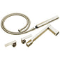 Brizo® T70399-PNTK Frank Lloyd Wright Two Handle Trim Kit, 10.56 in L 14.69 in W 8.69 in H, Brass, Polished Nickel / Wood