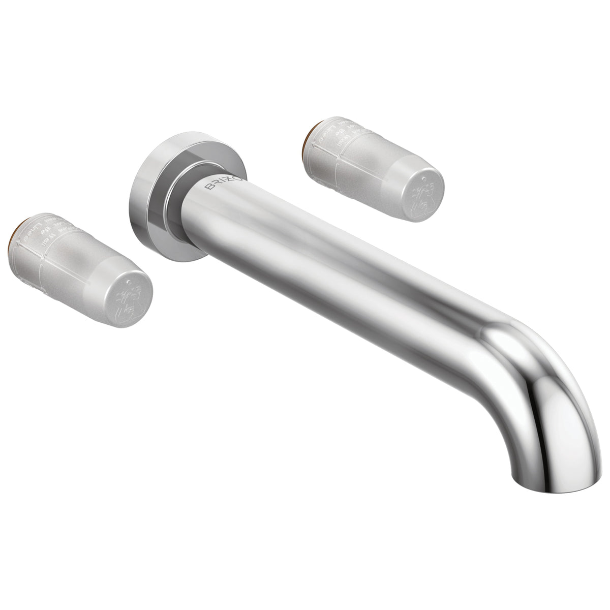 Brizo® Litze® Tub Filler, 9.3 gpm Flow Rate, 8 in Center, Domestic, Commercial/Residential
