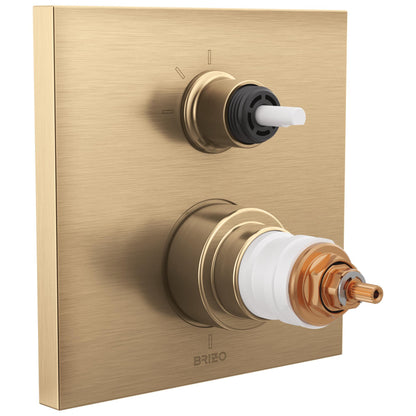 T75522 - 3-Function Valve - Luxe Gold - Zinc