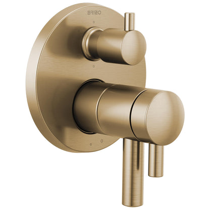 Brizo® T75675 TempAssure® Thermostatic Valve With Integrated 6-Function Diverter Trim