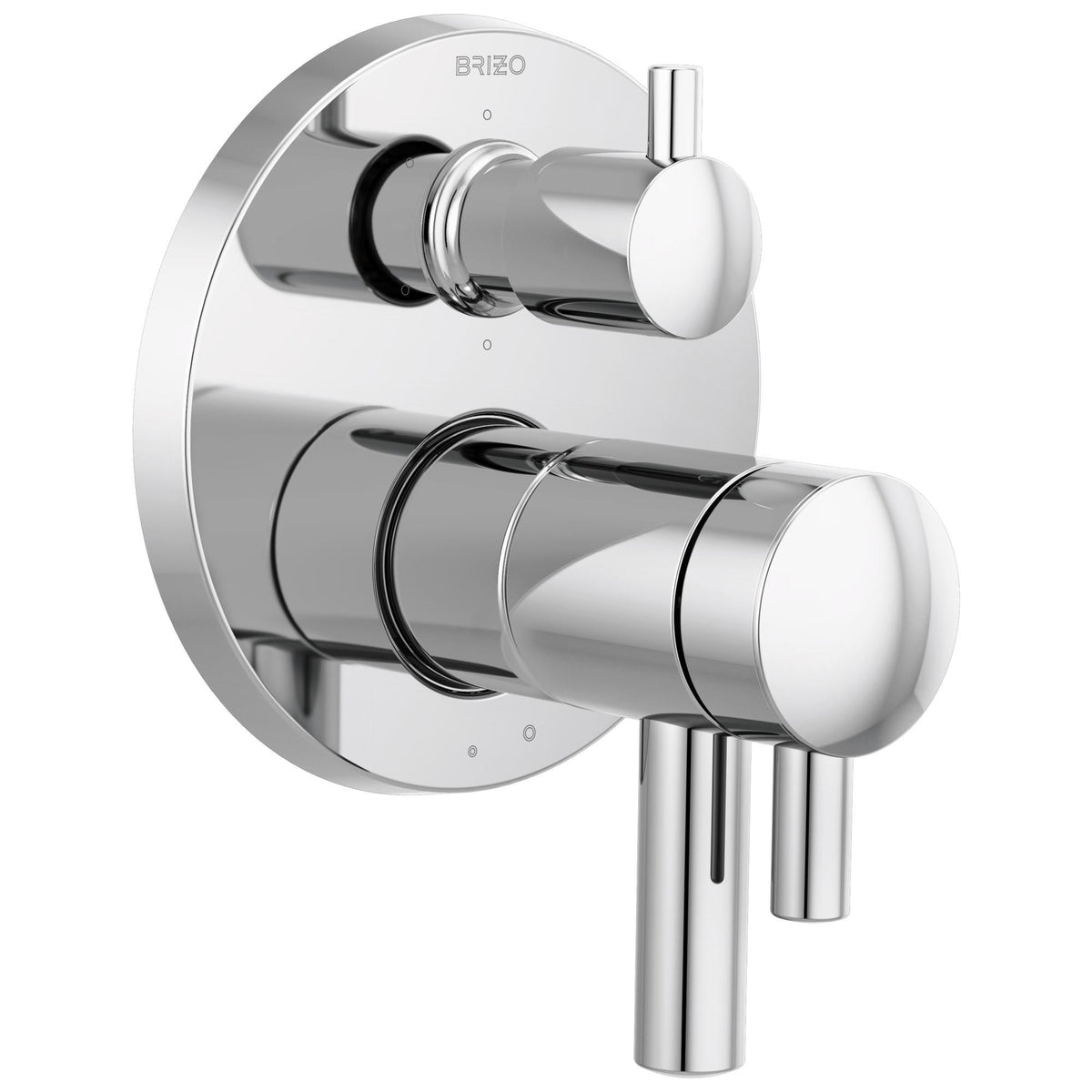 Brizo® T75675 TempAssure® Thermostatic Valve With Integrated 6-Function Diverter Trim