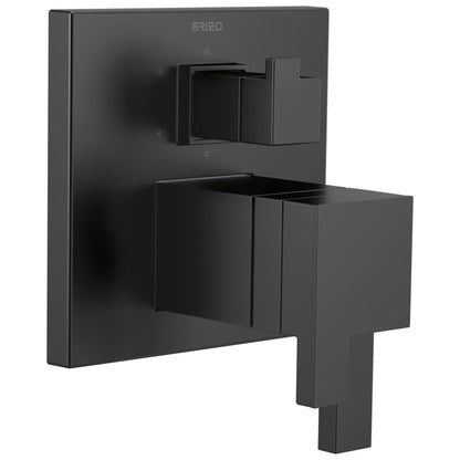 Brizo® T75680-BL TempAssure® Thermostatic Valve With Integrated 6-Function Diverter Trim