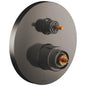 Roccesco Pressure Balance Valve Integrated, Brilliance Black