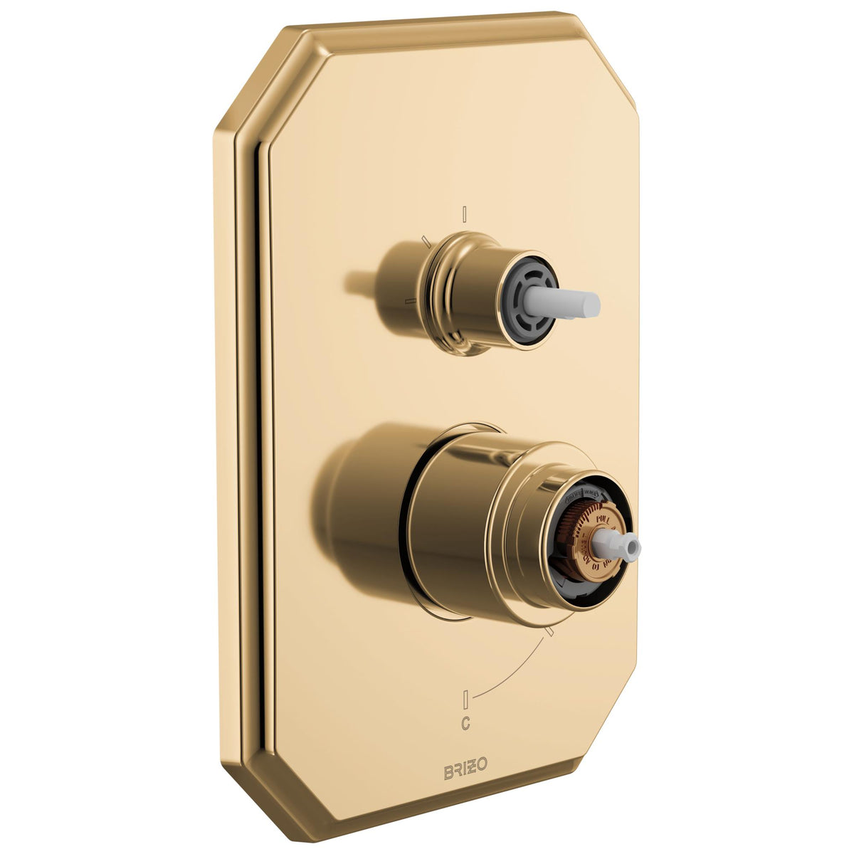 Beauclere - Shower Pressure Balanced Trim - Polished Gold