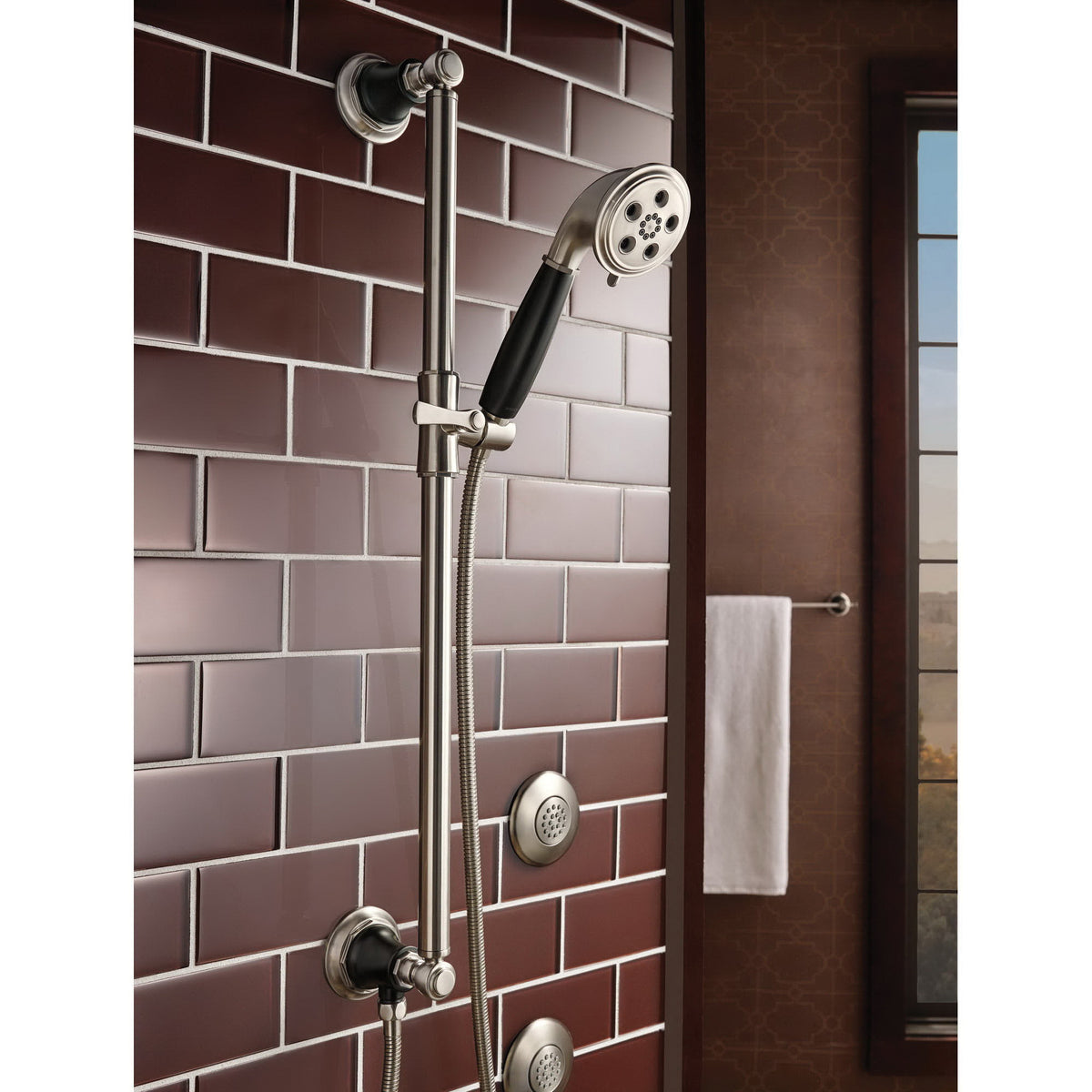 Brizo® T84613-NK HydraChoice™ Round Body Spray Trim, 1.5 gpm Maximum, Wall Mount, Import