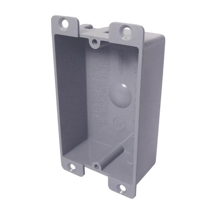 Shallow Ez Box - Flanged Outlet Box - PVC