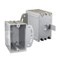 Outlet Box with Bracket - Bolted-On - PVC